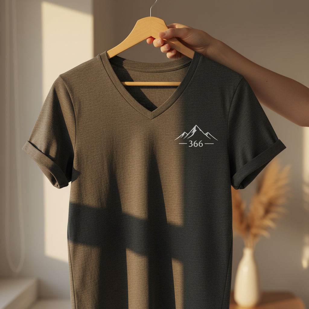 V-Neck Tee —ياقة سبعه عفرين 366